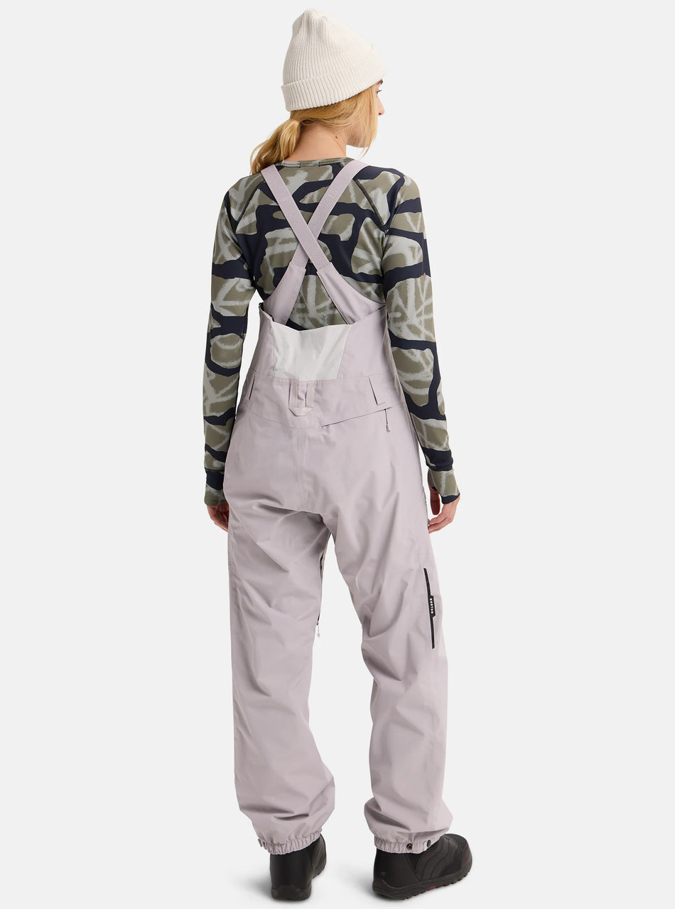 Burton Women's Reserve 2L Bib Pants 2026 Washed Lavender - Elevation107