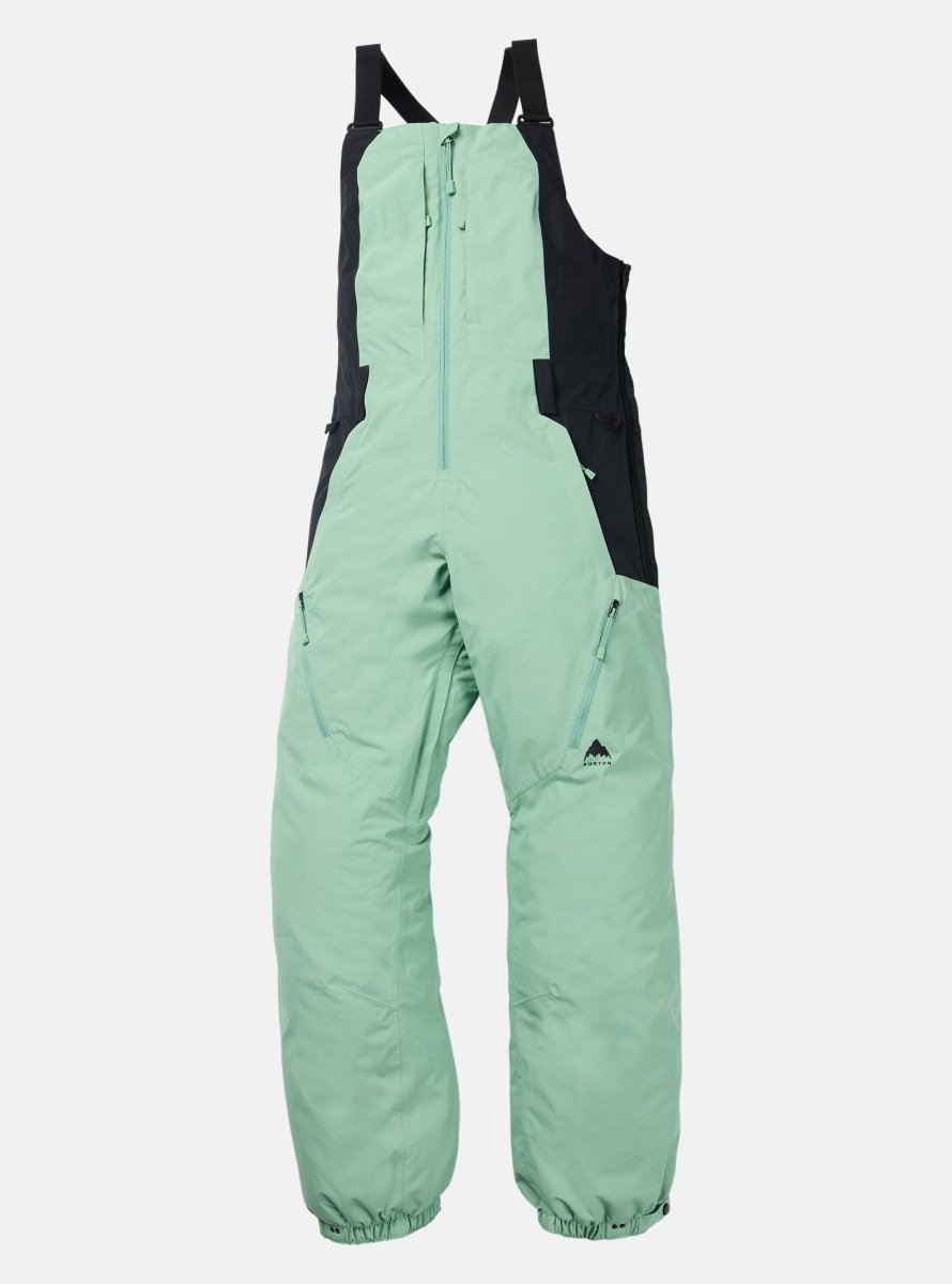 Burton Women's Reserve 2L Bib Pants 2026 Soft Sage / Black - Elevation107