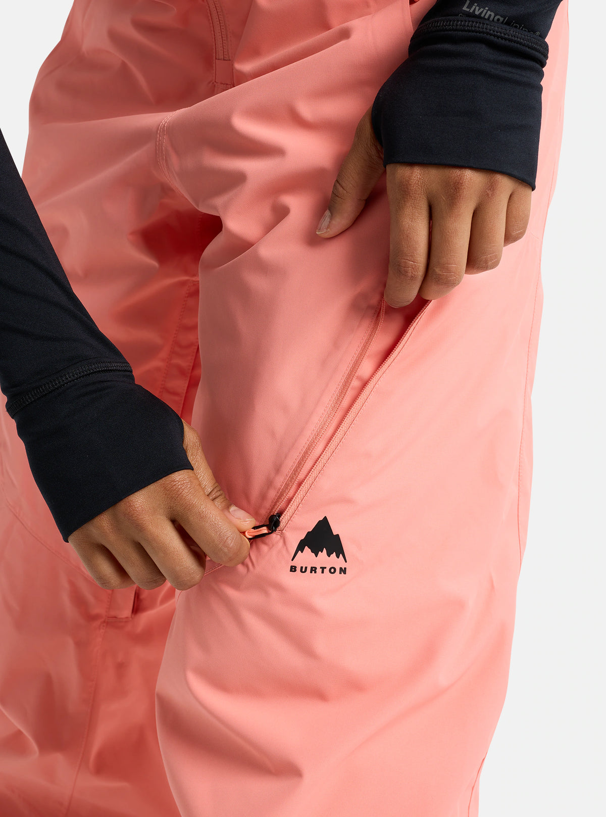 Burton Women's Reserve 2L Bib Pants 2026 Sunrise Coral - Elevation107