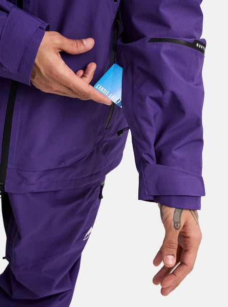 Burton Men's Reserve GORE - TEX 2L Insulated Jacket 2026 Prism Violet - Elevation107