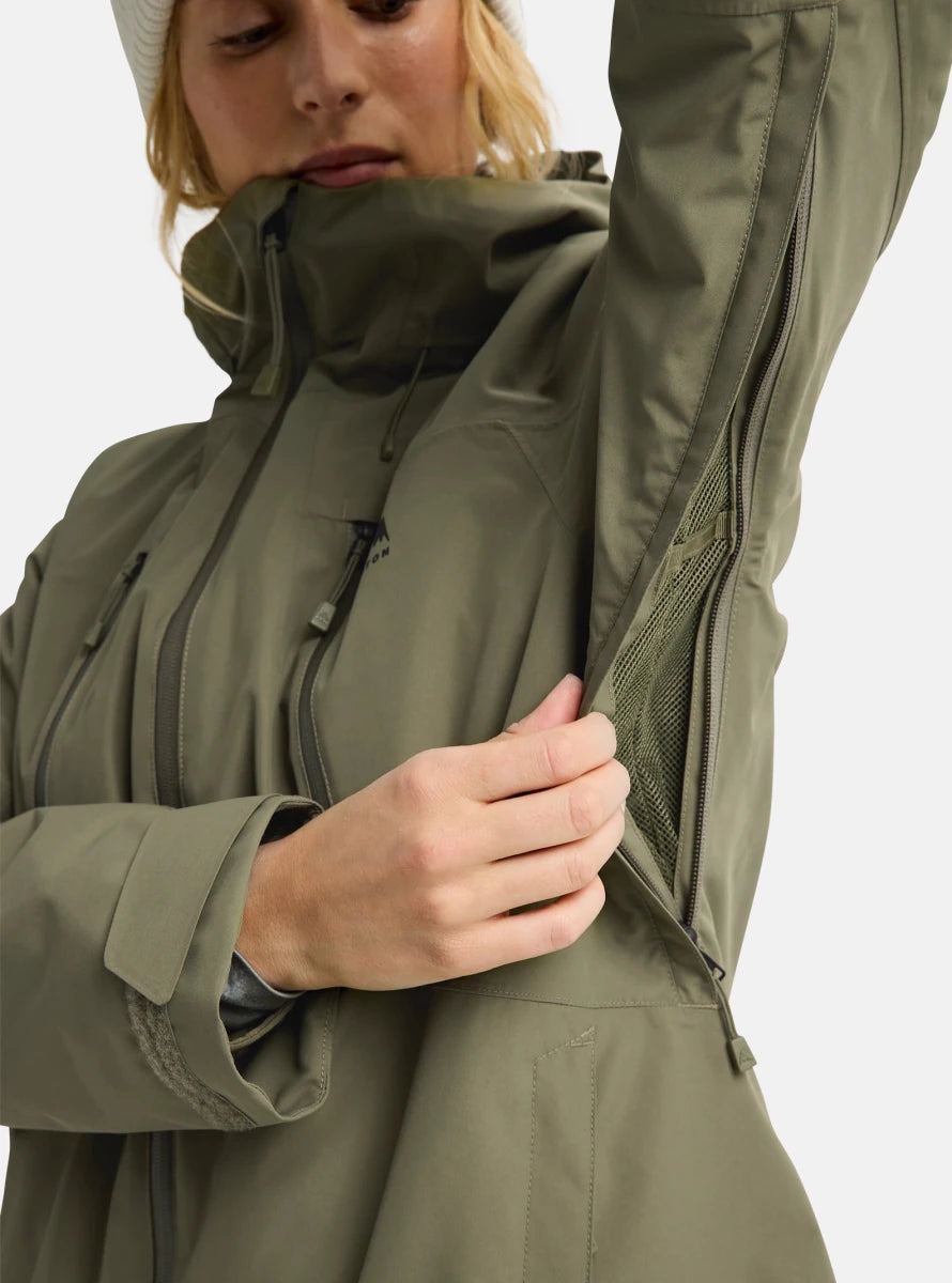 Burton Women's Reserve 2L 3 in 1 Jacket 2026 Forest Moss - Elevation107