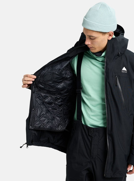 Burton Men's Reserve 2L 3 in 1 Jacket 2026 Black - Elevation107