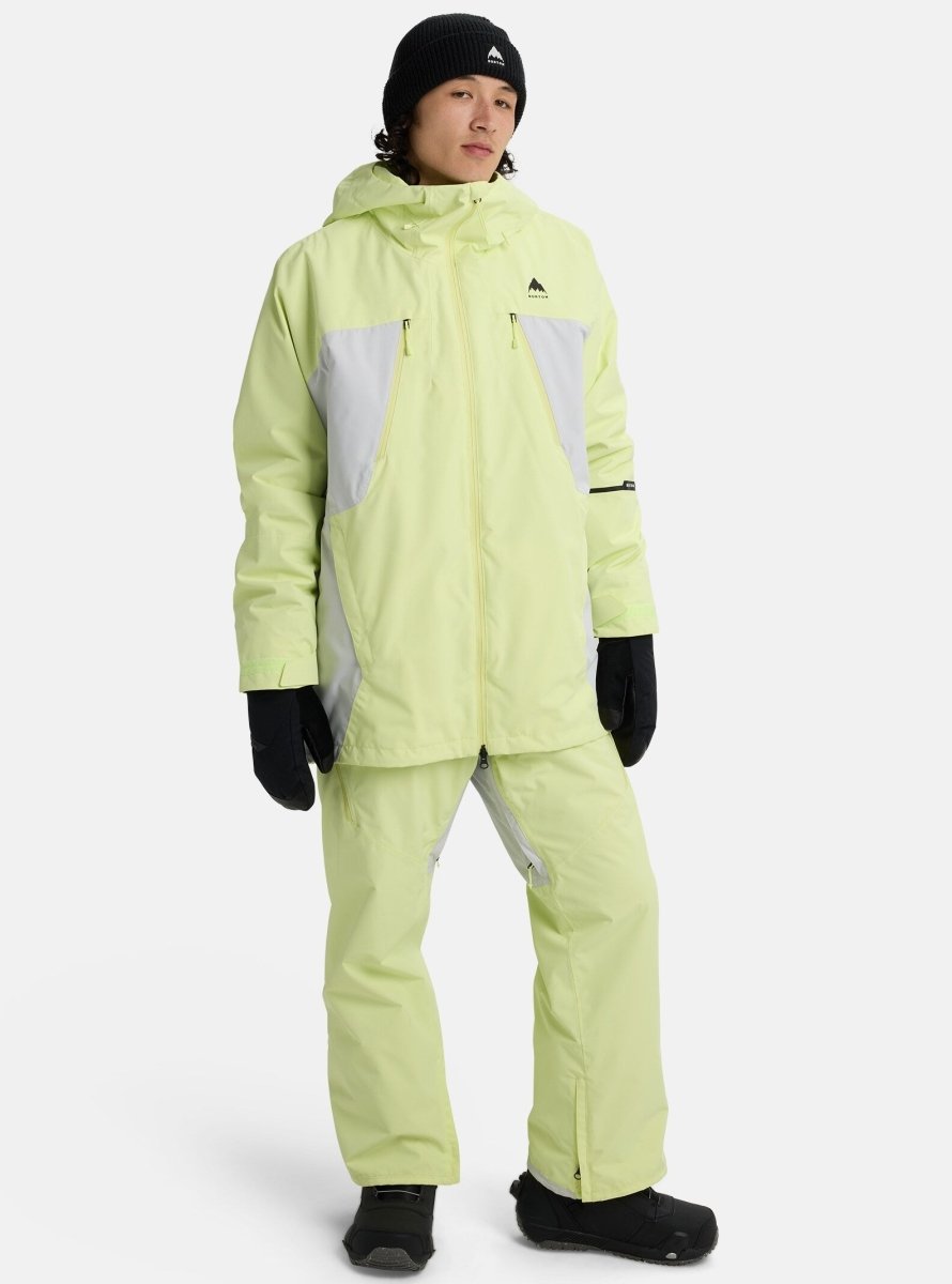 Burton Men's Reserve 2L 3 in 1 Jacket 2026 Glow Yellow Green / Grey Cloud - Elevation107