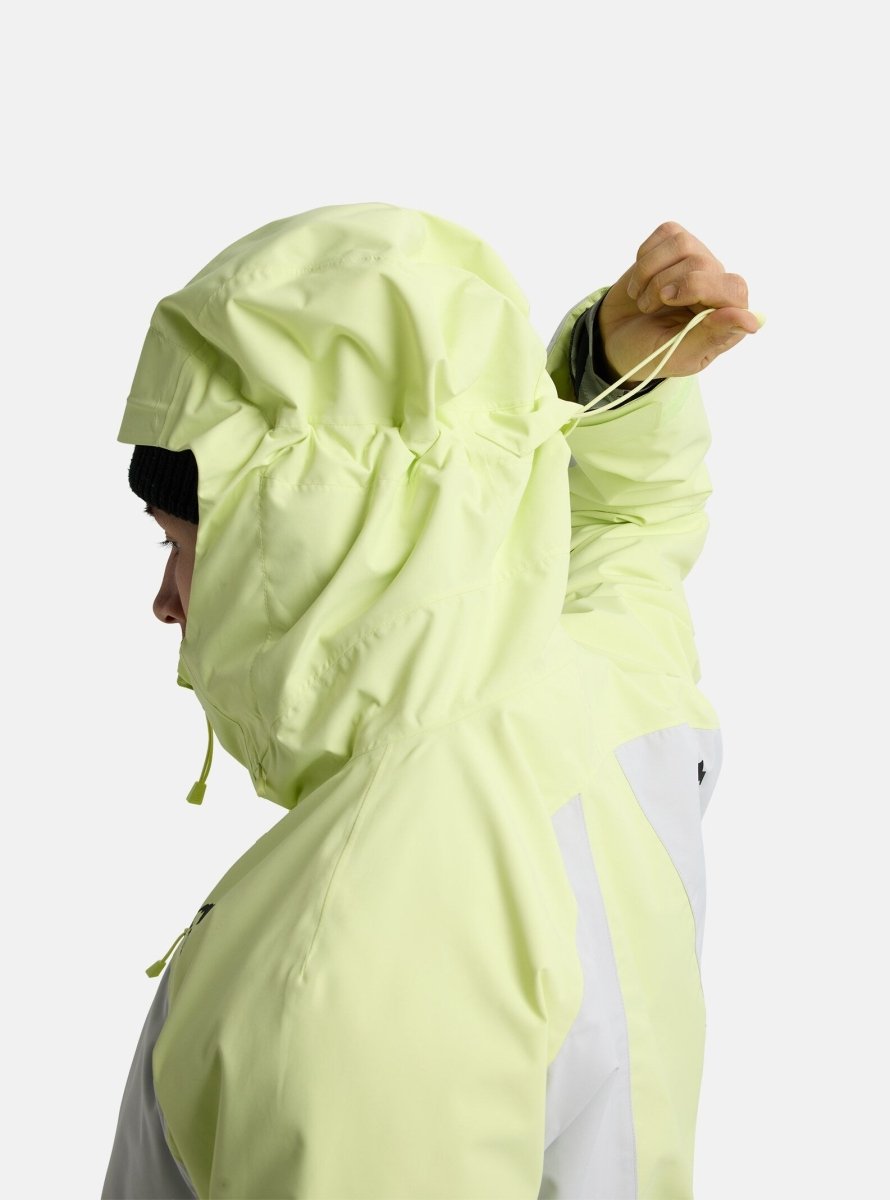 Burton Men's Reserve 2L 3 in 1 Jacket 2026 Glow Yellow Green / Grey Cloud - Elevation107