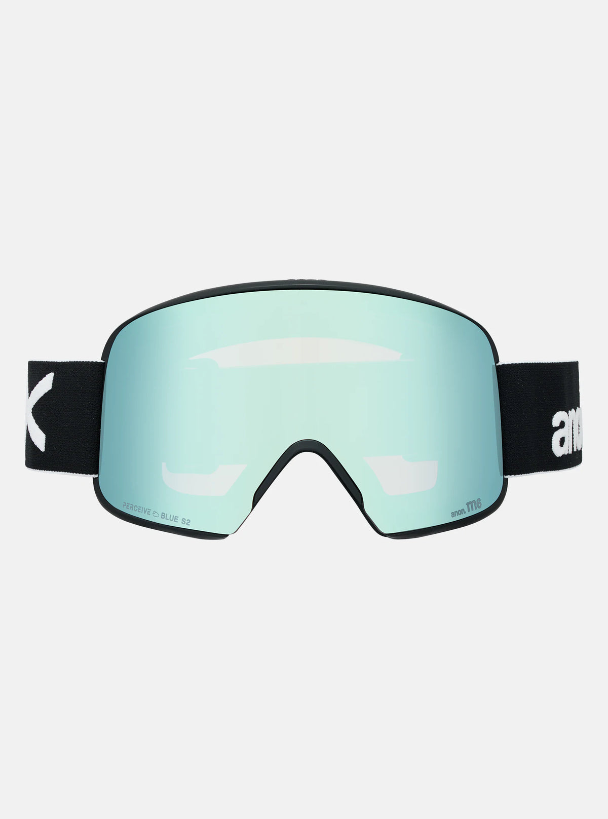 Anon M6 Goggles & MFI Face Mask & Spare Lens - Black / Perceive Variable Blue Lens - Elevation107