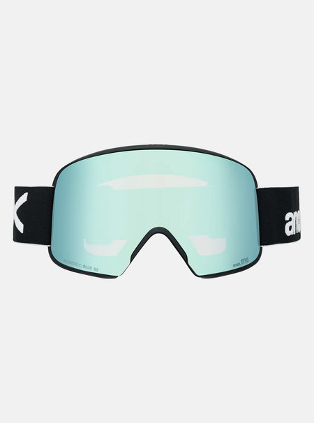 Anon M6 Goggles & MFI Face Mask & Spare Lens - Black / Perceive Variable Blue Lens - Elevation107