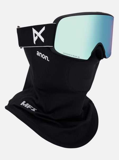 Anon M6 Goggles & MFI Face Mask & Spare Lens 2026 - Black / Perceive Variable Blue Lens - Low Bridge Fit - Elevation107