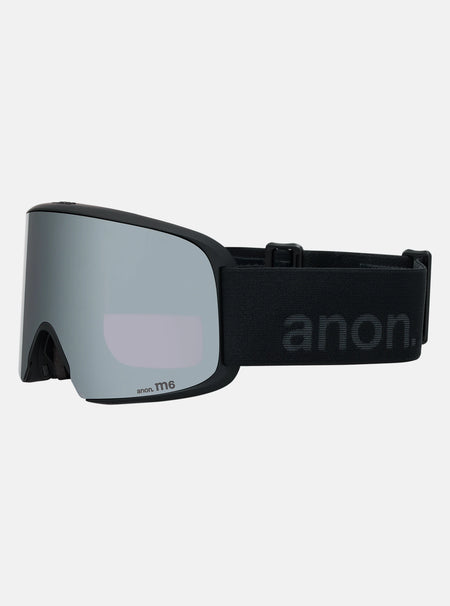 Anon M6 Goggles & MFI Face Mask & Spare Lens - Smoke / Perceive Sunny Onyx Lens - Low Bridge Fit - Elevation107