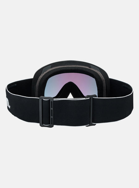 Anon M6 Goggles & MFI Face Mask & Spare Lens - Black / Perceive Sunny Red Lens - Low Bridge Fit - Elevation107