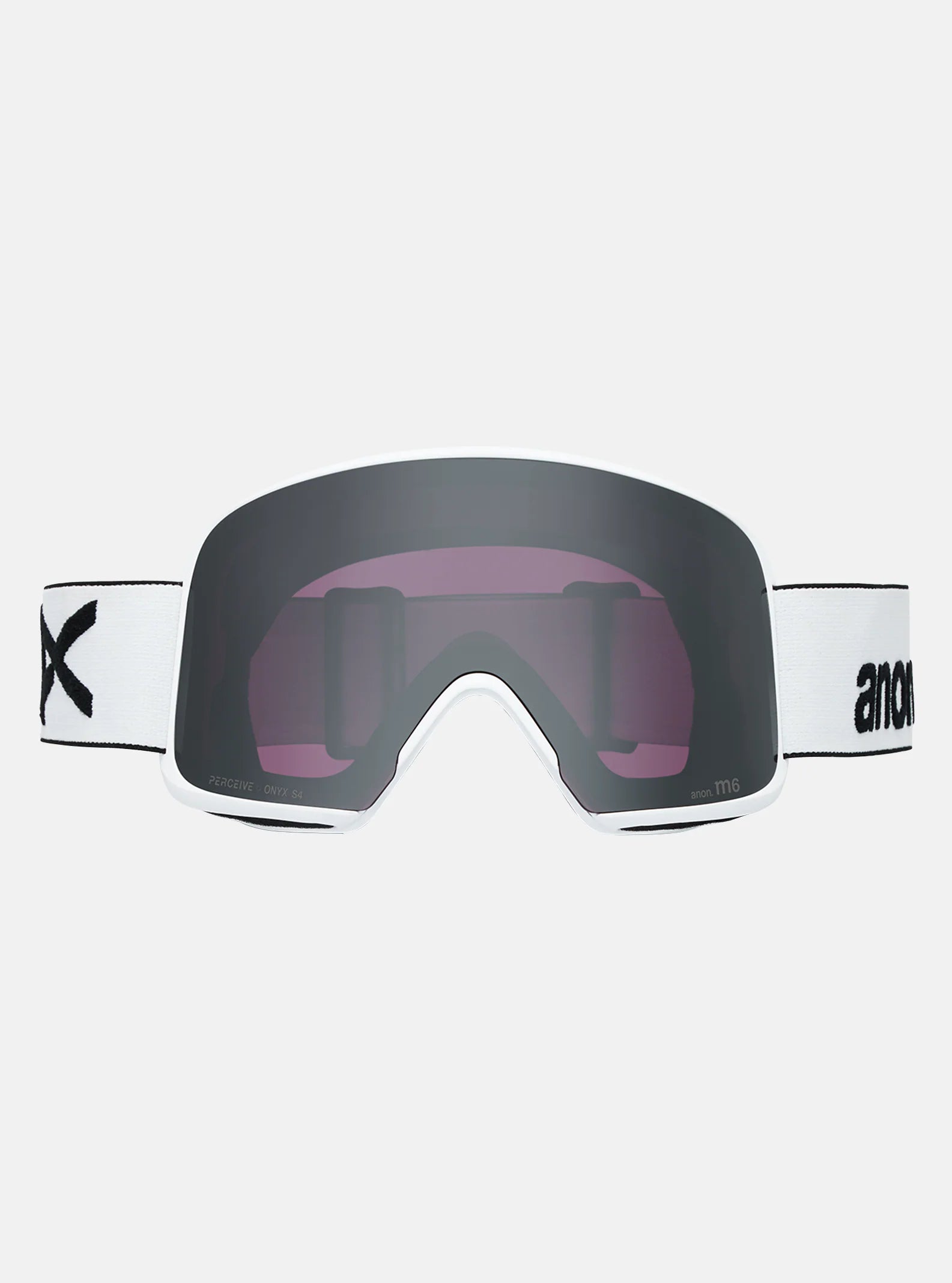 Anon M6 Goggles & MFI Face Mask & Spare Lens - White / Perceive Sunny Onyx Lens - Elevation107
