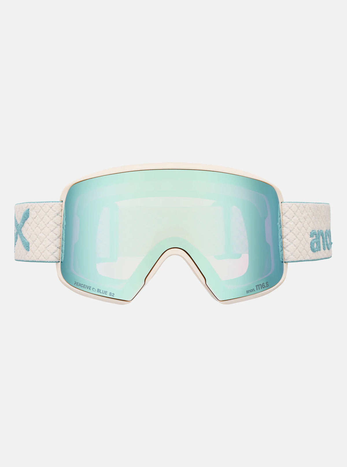 Anon M6S Goggles & MFI Face Mask & Spare Lens - Oat / Perceive Variable Blue Lens - Elevation107