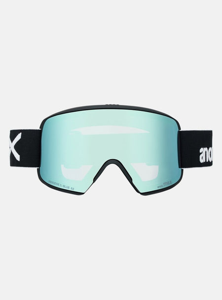 Anon M6S Goggles & MFI Face Mask & Spare Lens - Black / Perceive Variable Blue Lens - Elevation107