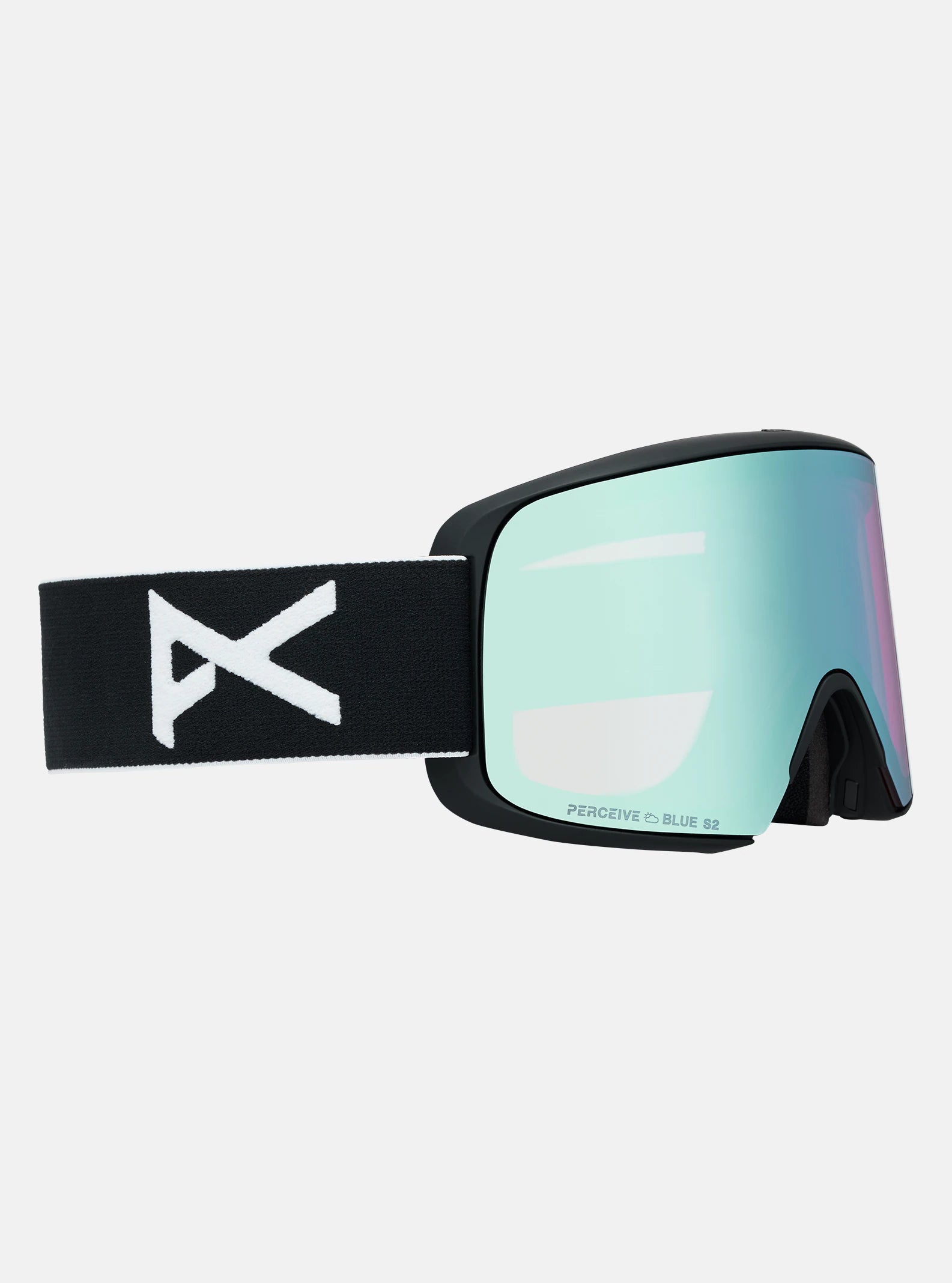 Anon M6S Goggles & MFI Face Mask & Spare Lens - Black / Perceive Variable Blue Lens - Elevation107