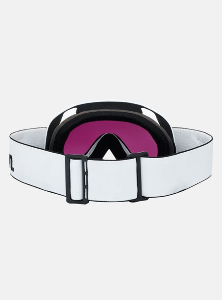 Anon M6S Goggles & MFI Face Mask & Spare Lens - White / Perceive Sunny Onyx Lens - Elevation107