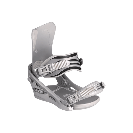 Flux DS Snowboard Bindings Mens 2026 Silver - Elevation107