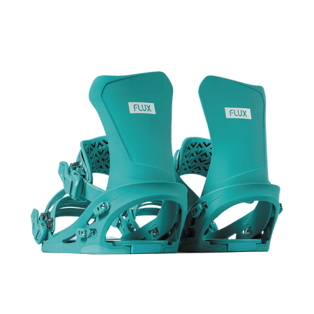 Flux DS Snowboard Bindings Womens 2026 Turquoise - Elevation107