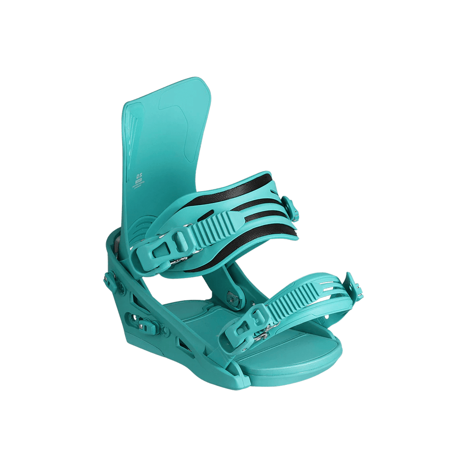 Flux DS Snowboard Bindings Womens 2026 Turquoise - Elevation107