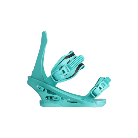Flux DS Snowboard Bindings Womens 2026 Turquoise - Elevation107