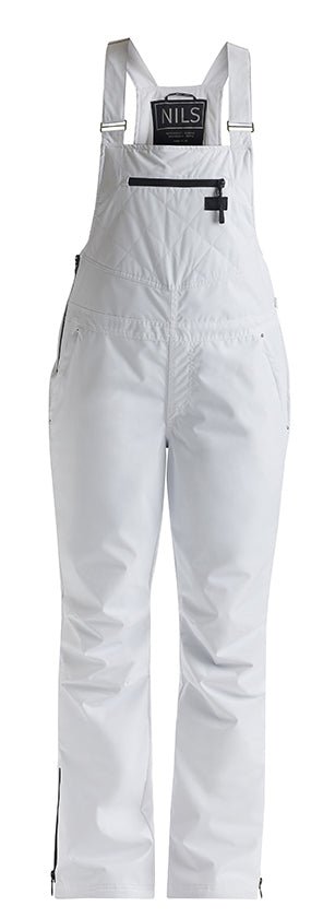 Nils Harper Bib Pants Womens White - Elevation107