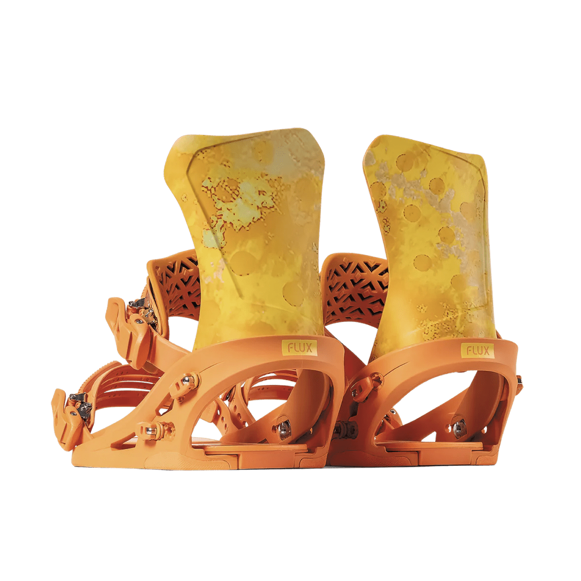 Flux DS Snowboard Bindings Womens 2026 Orange - Elevation107