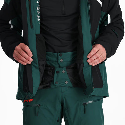 Spyder Leader Jacket Mens 2024 Cypress Green
