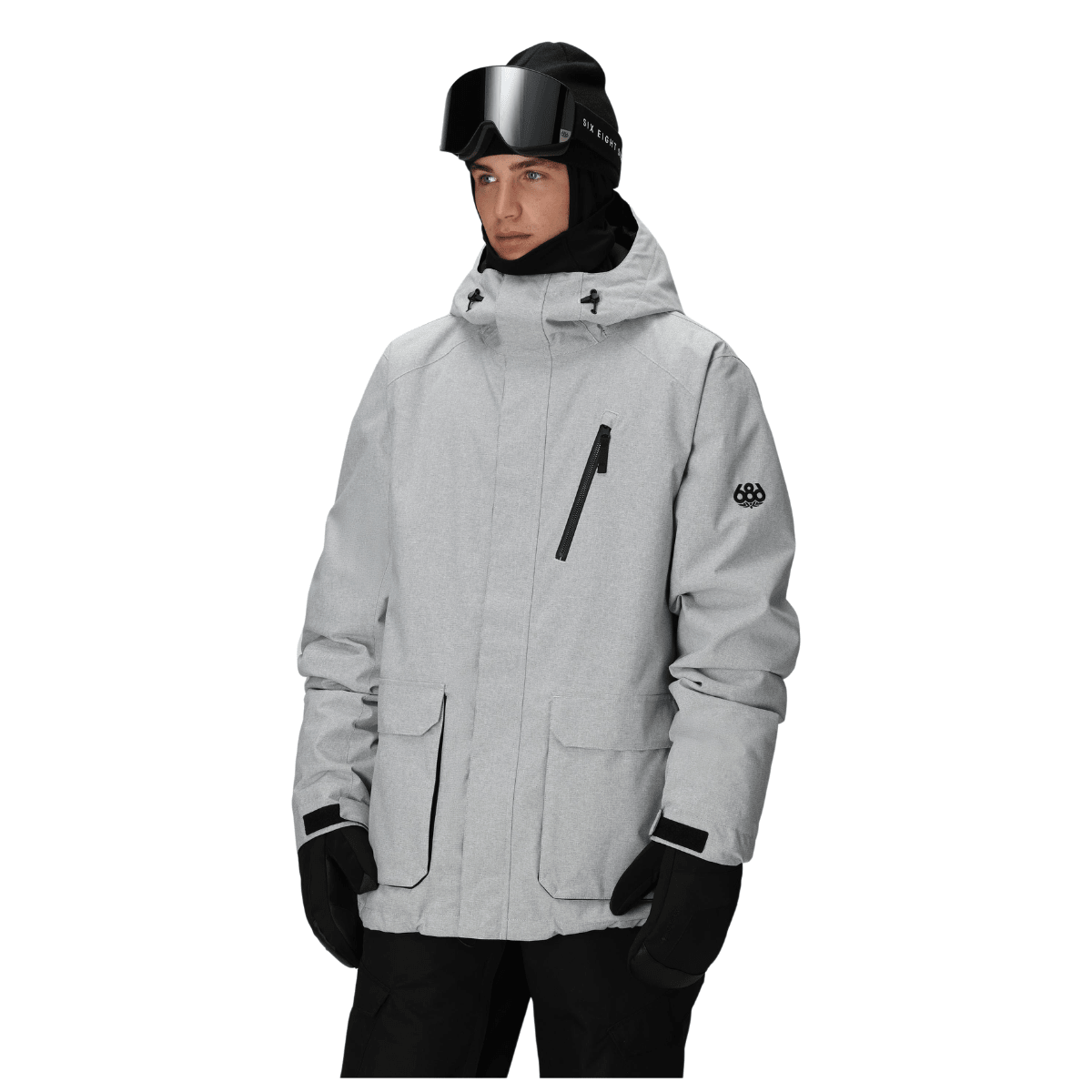 686 Nightline Insulated Jacket Mens 2026 Limestone Dobby - Elevation107