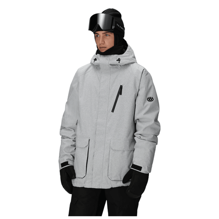 686 Nightline Insulated Jacket Mens 2026 Limestone Dobby - Elevation107