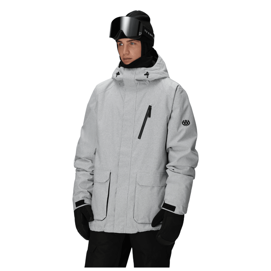 686 Nightline Insulated Jacket Mens 2026 Limestone Dobby - Elevation107