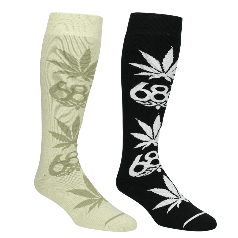 686 Huf Socks 2 Pack 2026 Multi - Elevation107