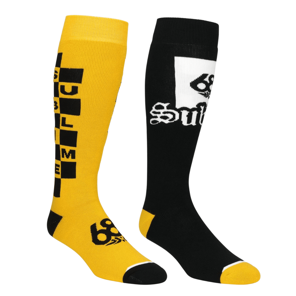 686 Sublime Socks 2 Pack 2026 Assorted - Elevation107
