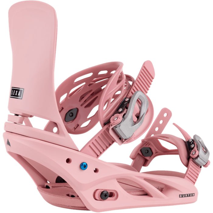 Burton Lexa Snowboard Bindings Womens Powder Blush - Elevation107