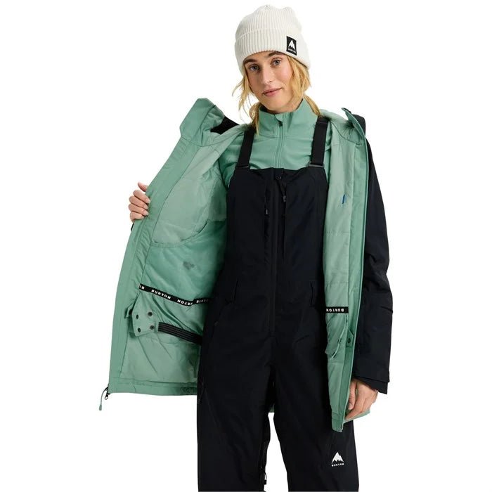 Burton Women's Reserve 2L Insulated Jacket 2026 Black / Soft Sage - Elevation107