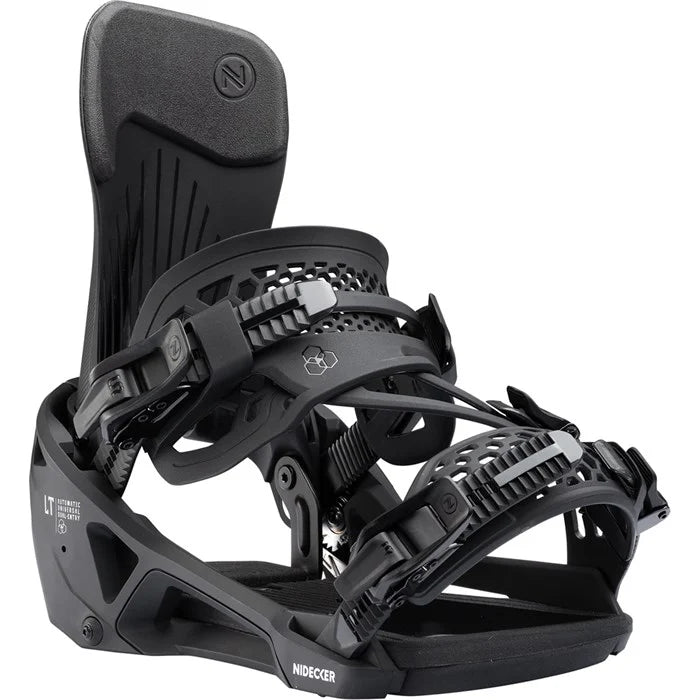 Nidecker LT Supermatic Snowboard Bindings 2026 Black - Elevation107