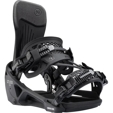 Nidecker LT Supermatic Snowboard Bindings 2026 Black - Elevation107