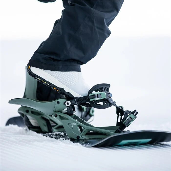 Nidecker LT Supermatic Snowboard Bindings 2026 Olive - Elevation107