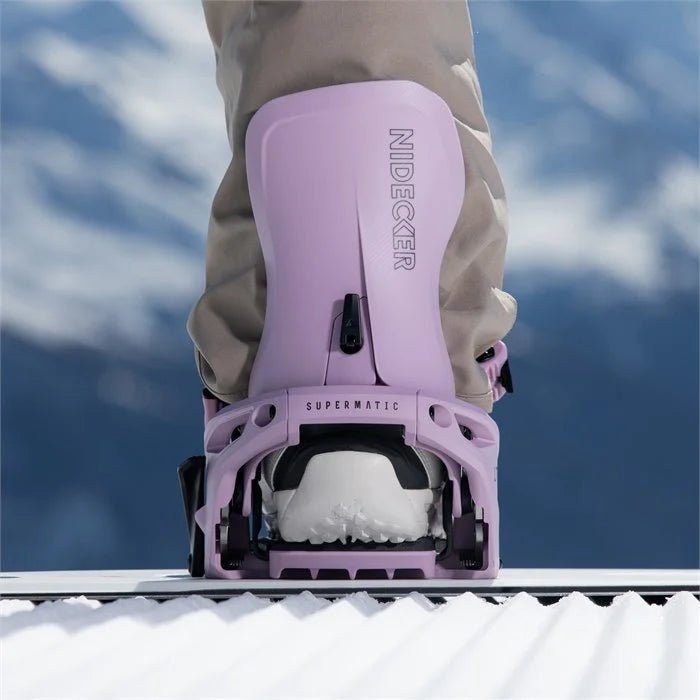 Nidecker LT Supermatic Snowboard Bindings 2026 Dusk - Elevation107