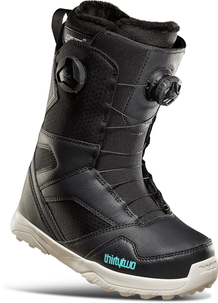 Thirtytwo STW Double Boa Snowboard Boots Womens Black - Elevation107