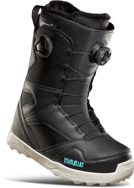 Thirtytwo STW Double Boa Snowboard Boots Womens Black - Elevation107