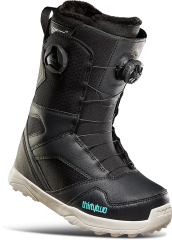 Thirtytwo STW Double Boa Snowboard Boots Womens 2024 Black