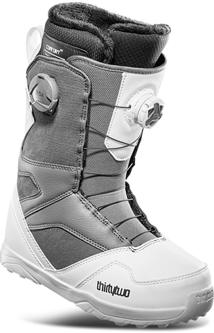 Thirtytwo STW Double Boa Snowboard Boots Womens 2024 White / Camo