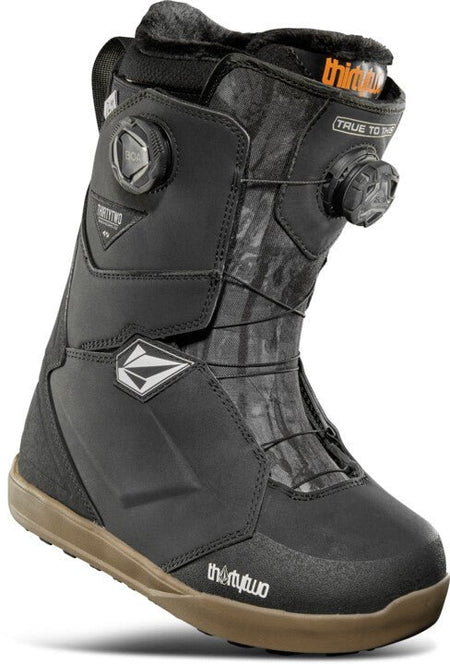 Thirtytwo Lashed Double Boa x Volcom Snowboard Boots Womens 2025 Black / Grey / Gum - Elevation107