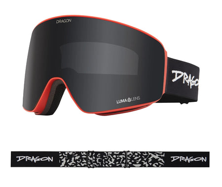 Dragon PXV Snow Goggles Ripper / Lumalens Dark Smoke + Lumalens Violet - Elevation107