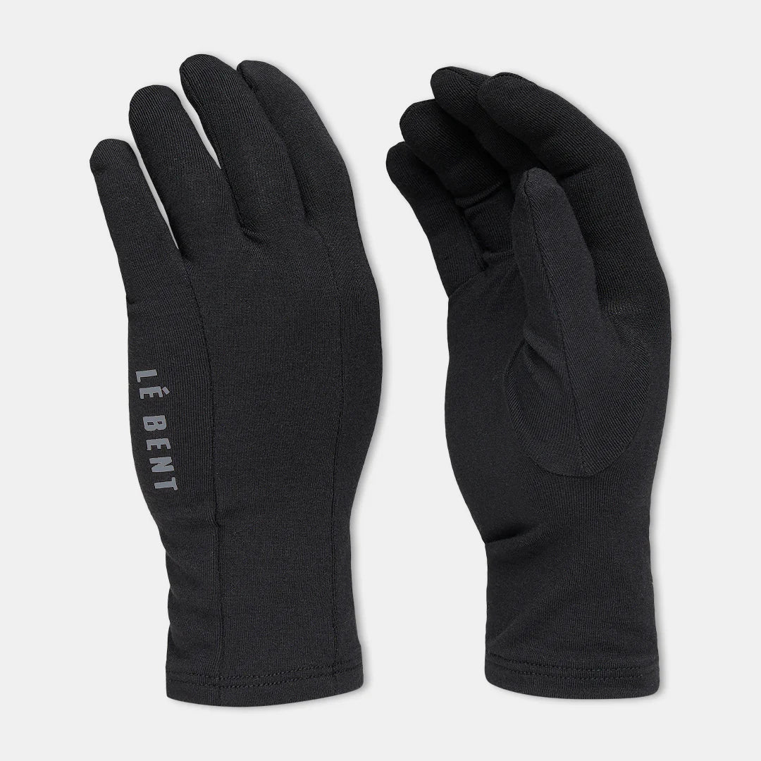 Le Bent Midweight Glove Liner Black - Elevation107