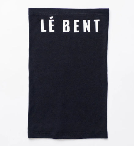 Le Bent Logo Lightweight Neck Gaiter Black