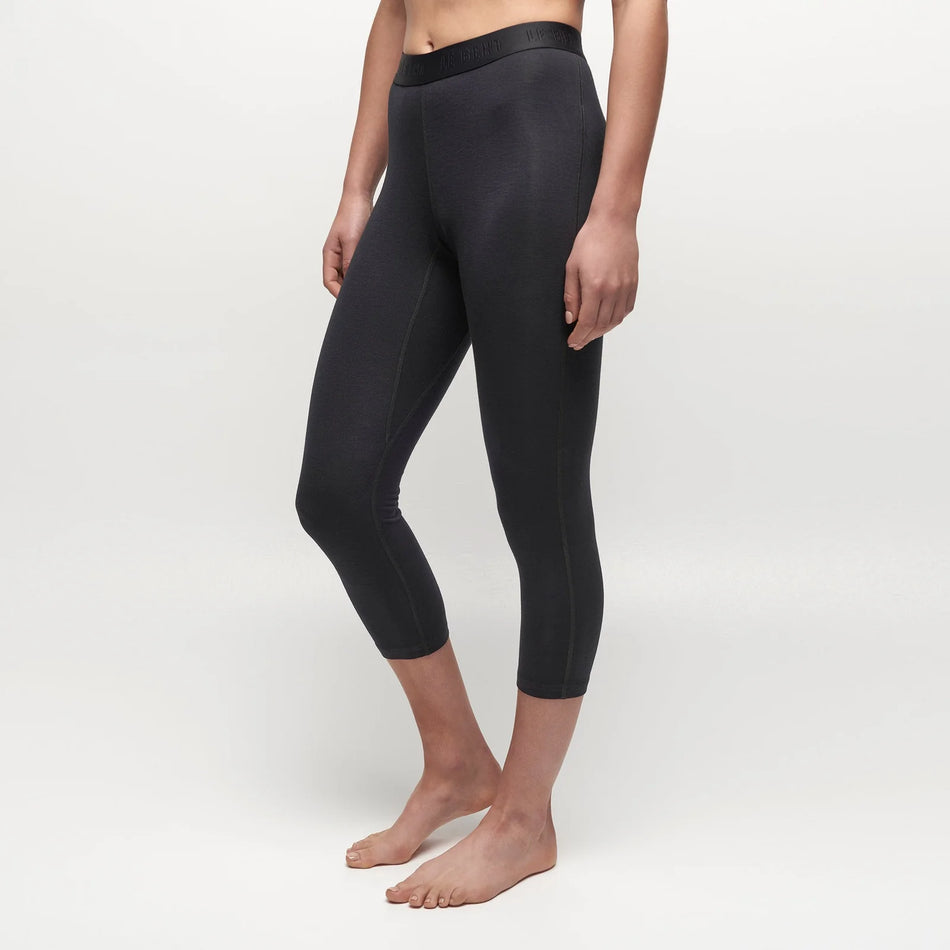 Le Bent Midweight 3/4 Bottom Womens Base Layer Black - Elevation107