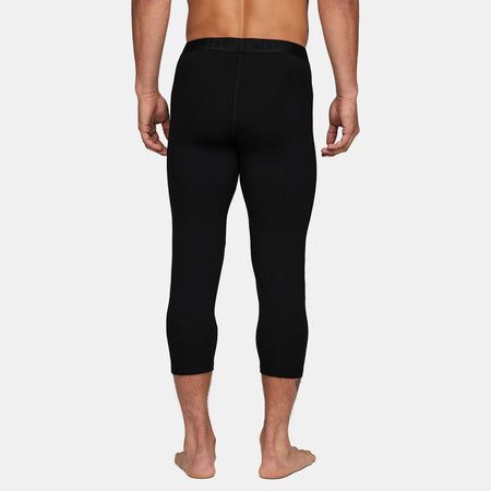 Le Bent Midweight 3/4 Bottom Mens Base Layer Black - Elevation107