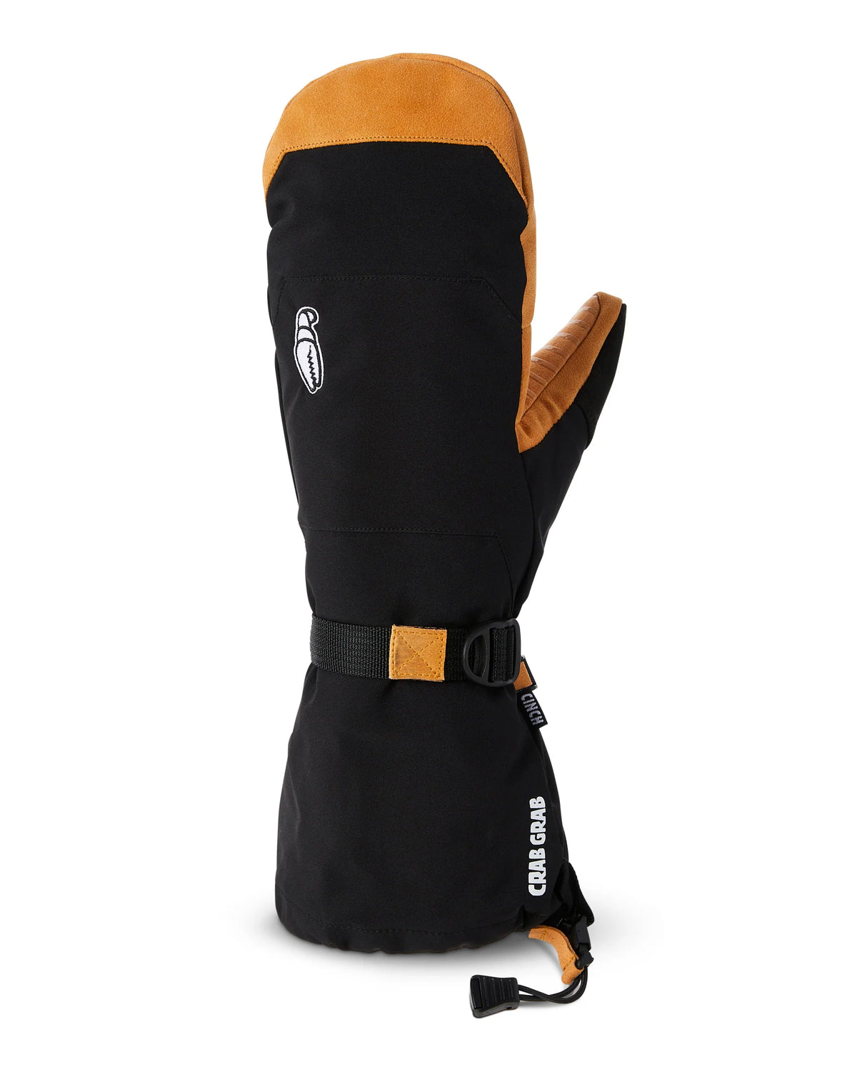 Crab Grab Cinch Mitten Black & Tan - Elevation107