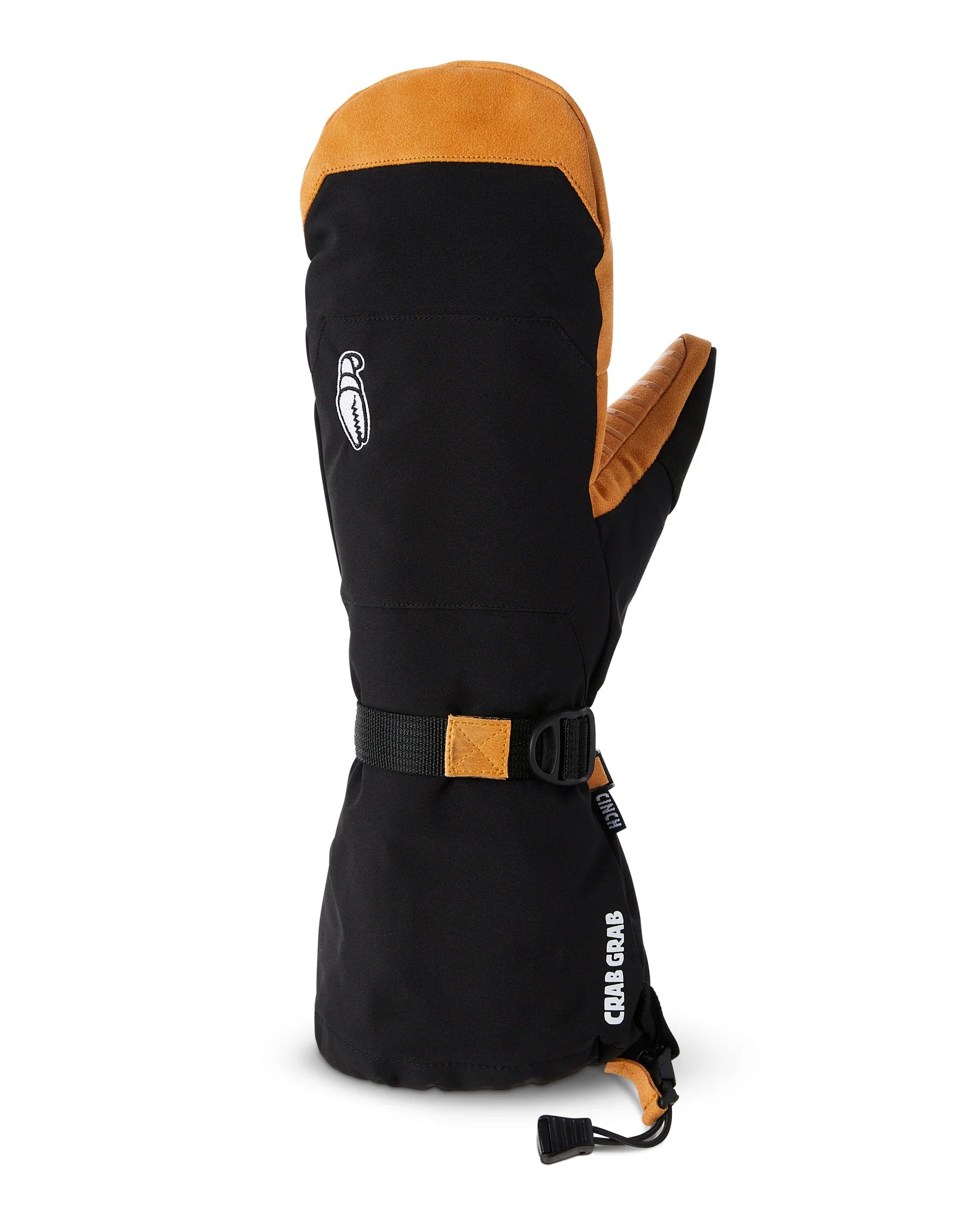 Crab Grab Cinch Mitten Black & Tan - Elevation107