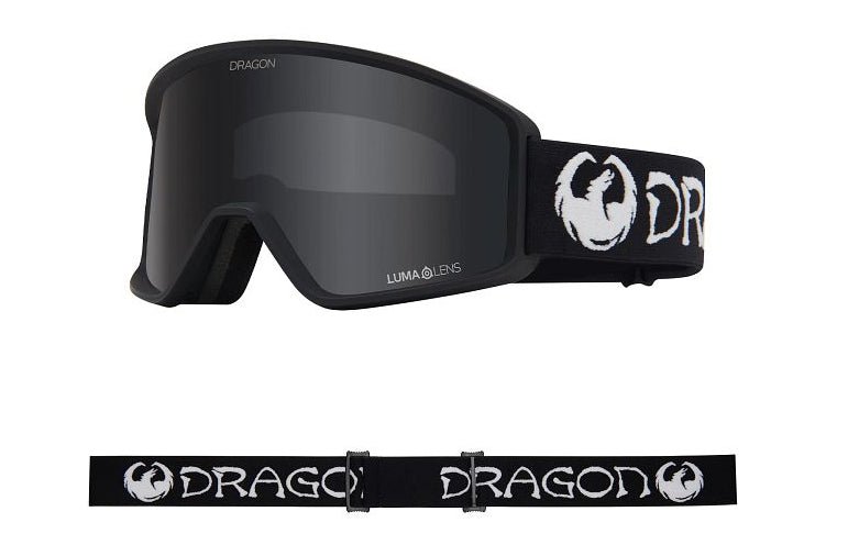 Dragon DXT OTG Snow Goggles Low Bridge Classic Black / Lumalens Dark Smoke - Elevation107
