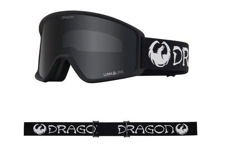 Dragon DXT OTG Snow Goggles Low Bridge Classic Black / Lumalens Dark Smoke - Elevation107